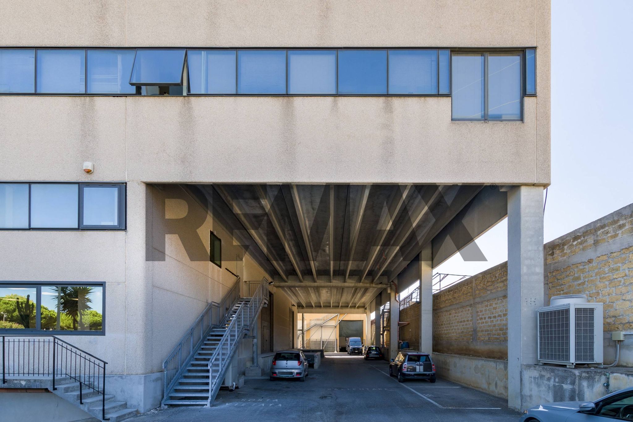 Edificio all'aperto