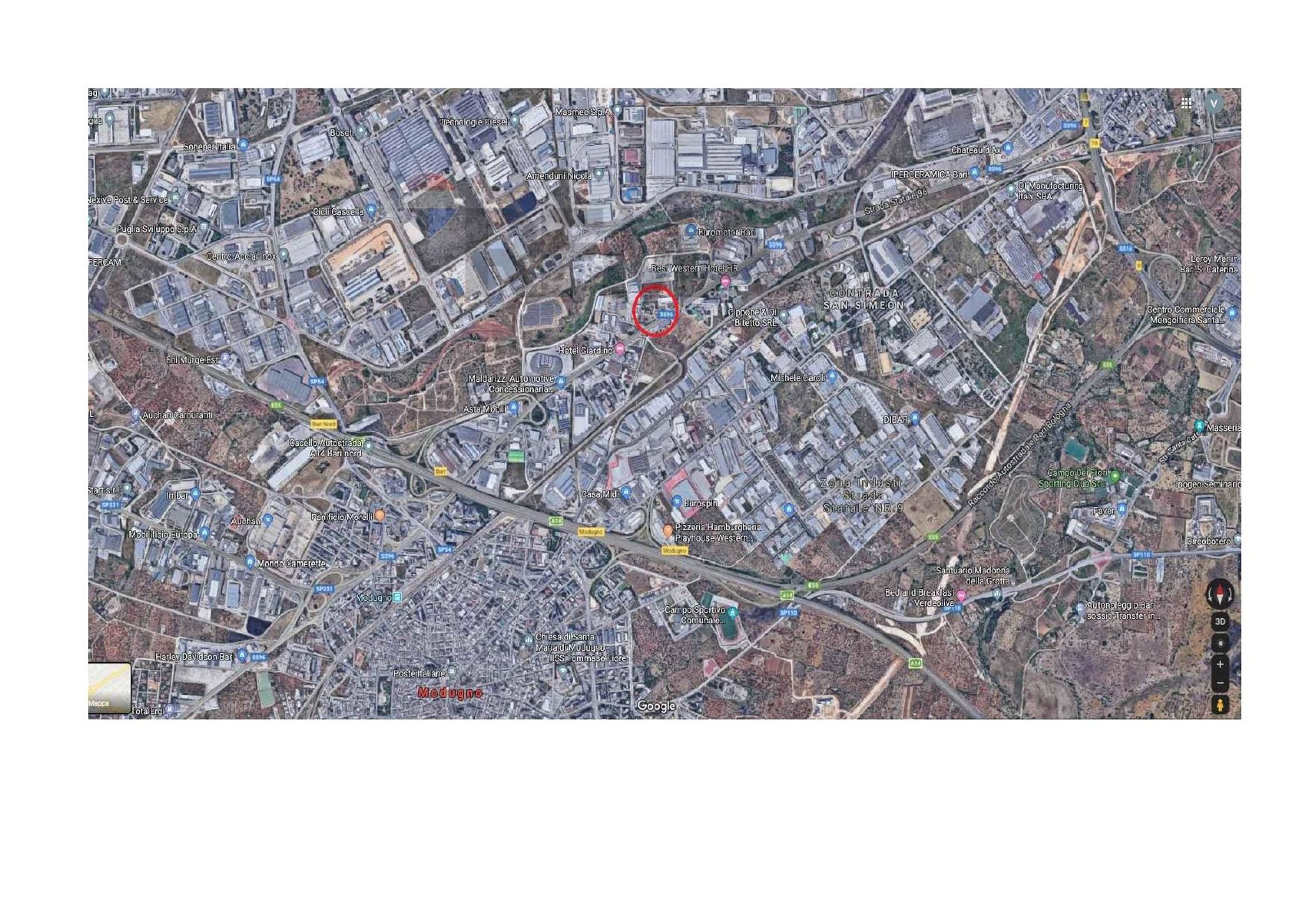 Posizione della mappa