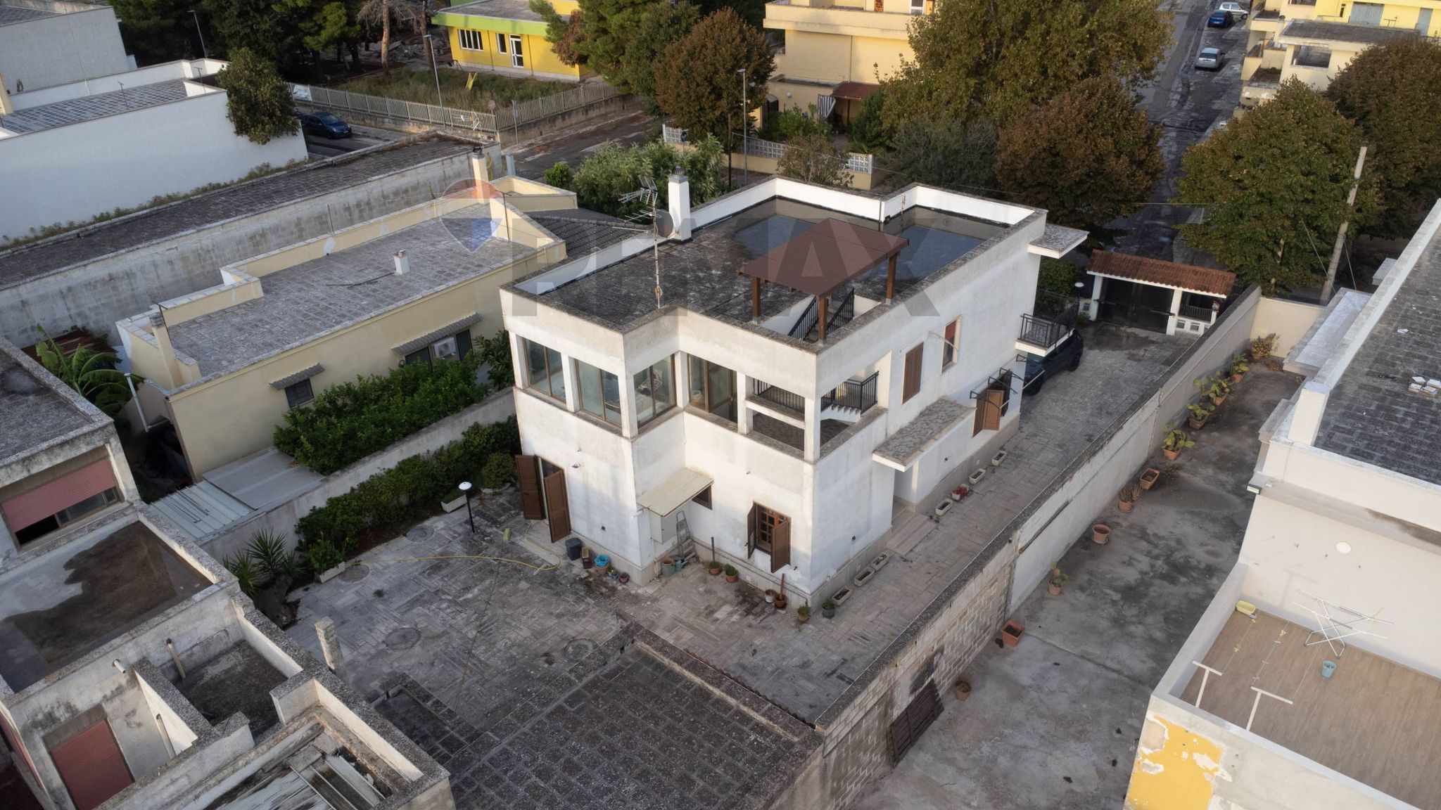 Edificio all'aperto