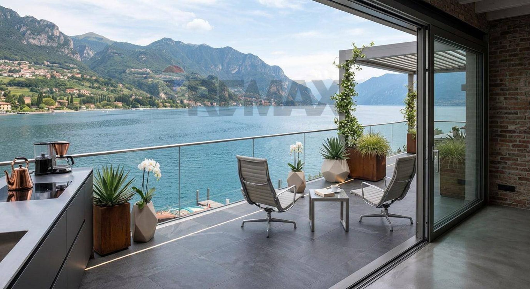 Vista dell'acqua