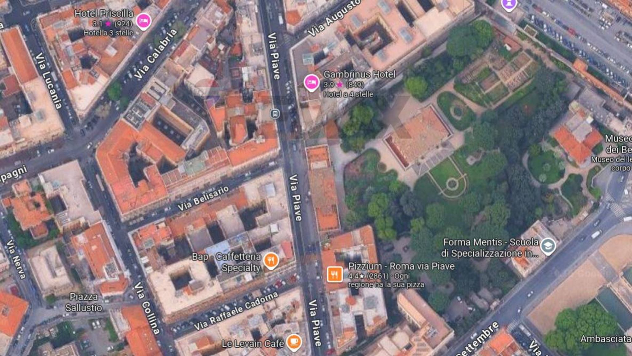 Posizione della mappa