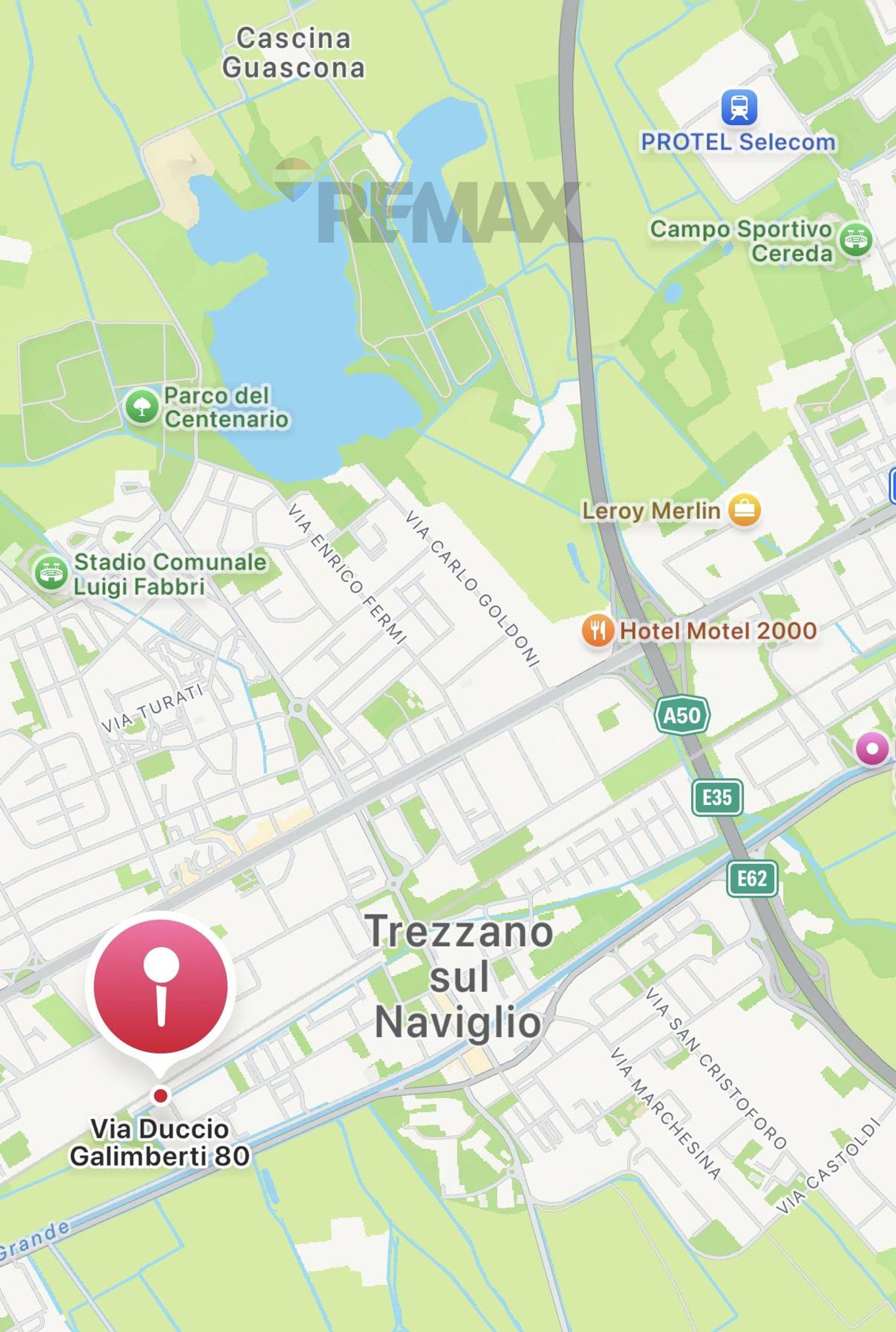Posizione della mappa