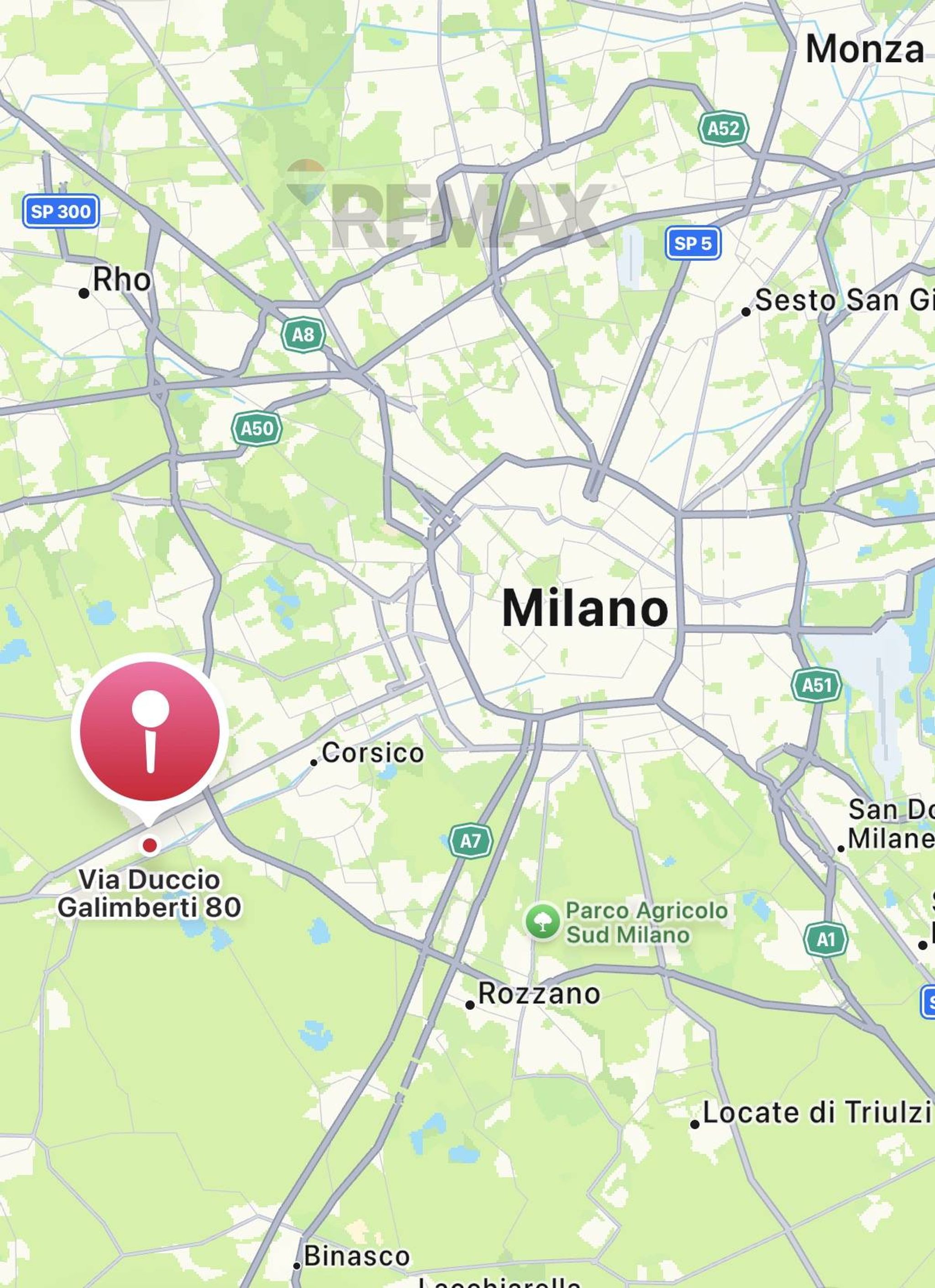 Posizione della mappa