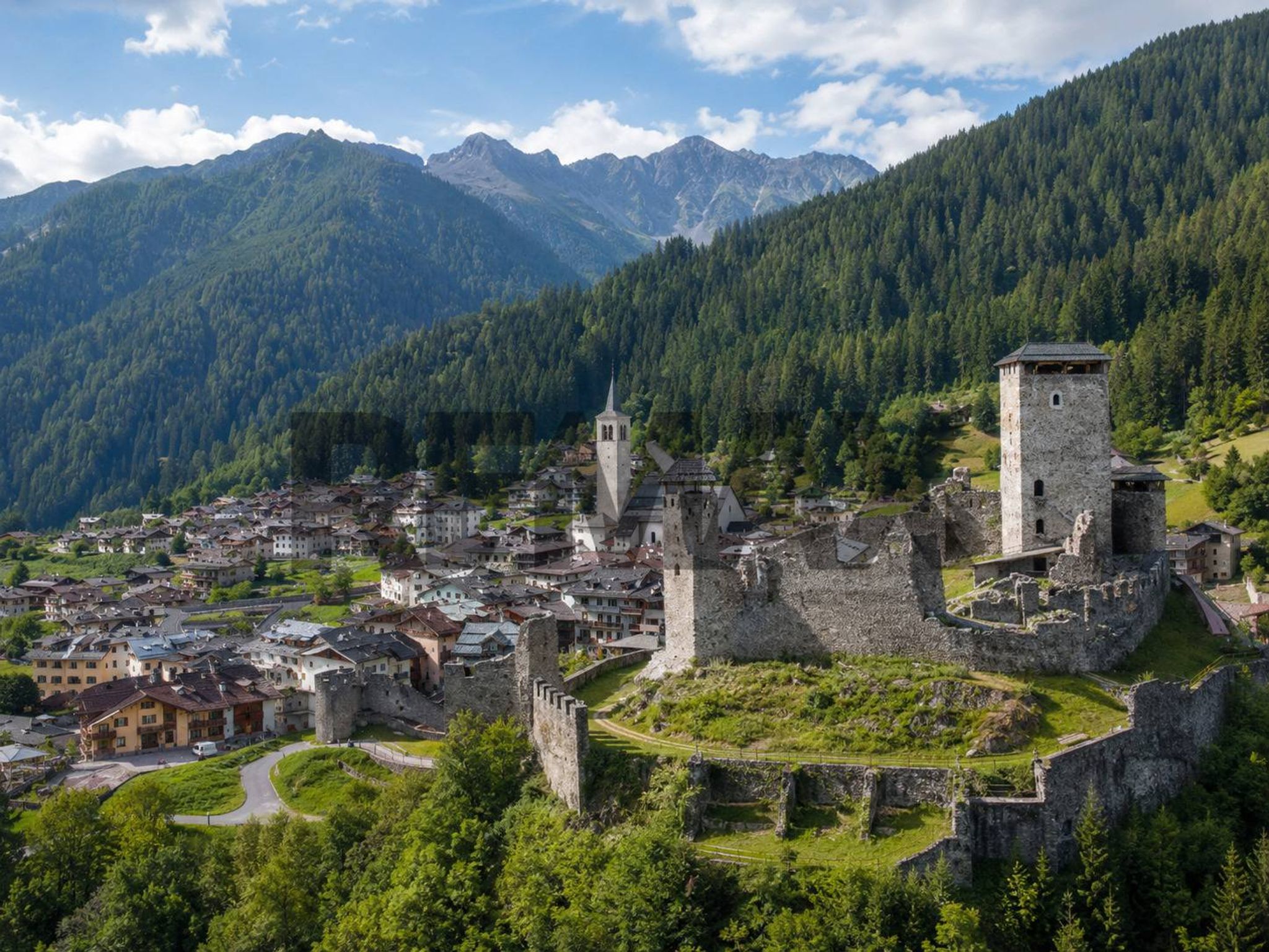Vista delle montagne