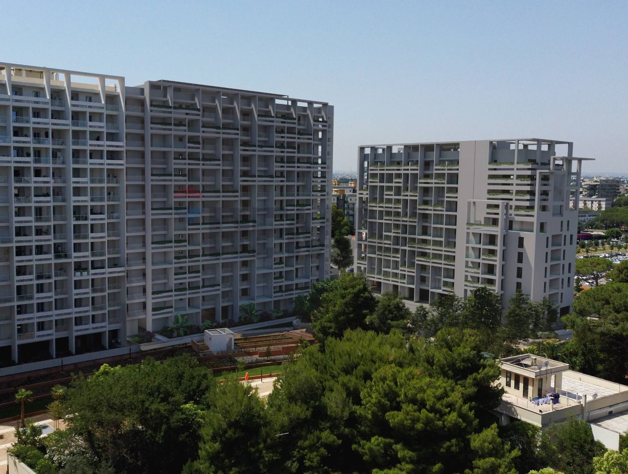 Edificio all'aperto