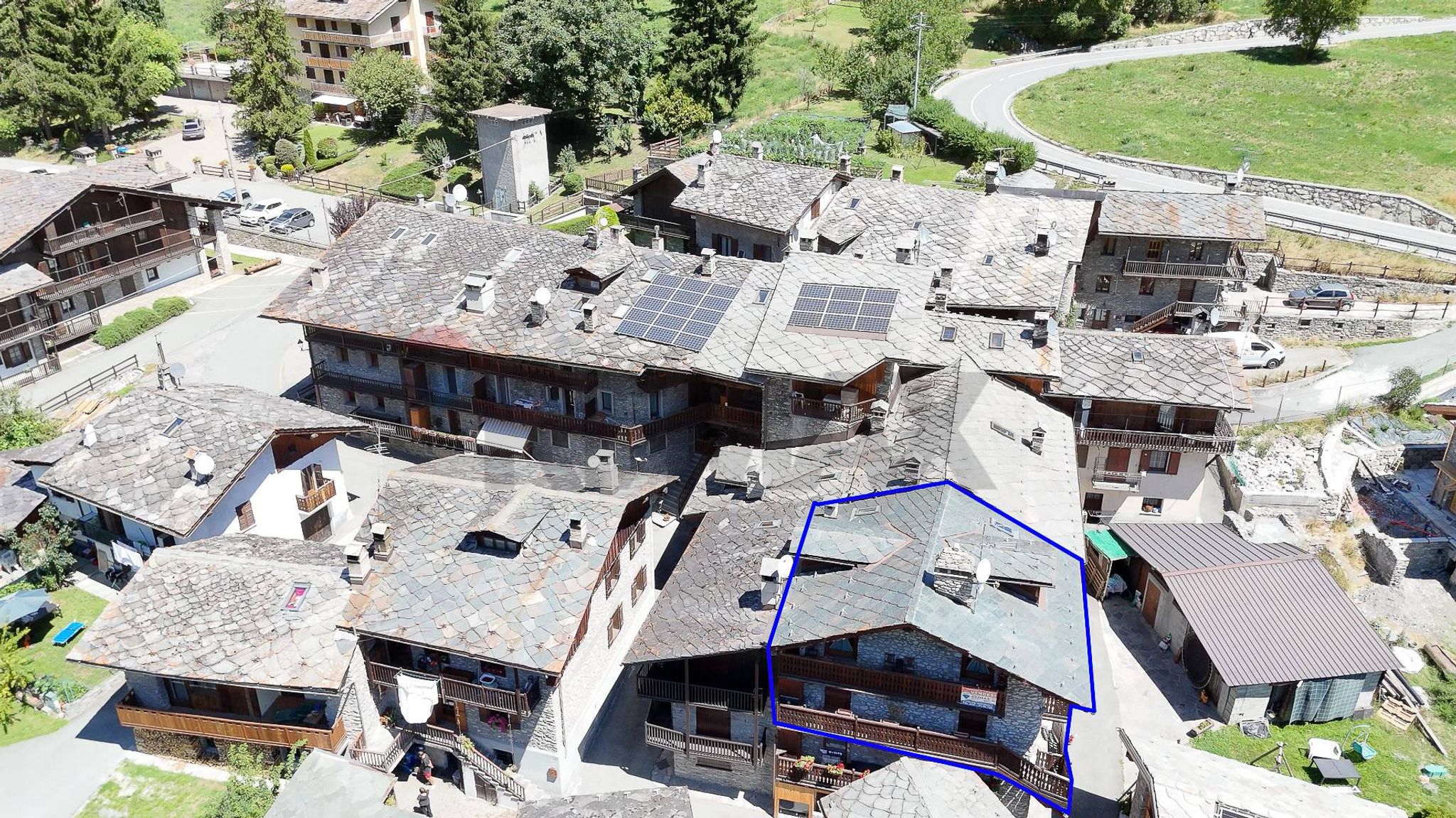Edificio all'aperto