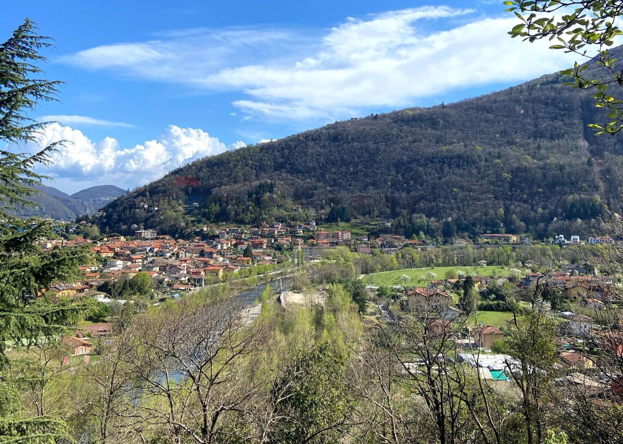 Vista delle montagne