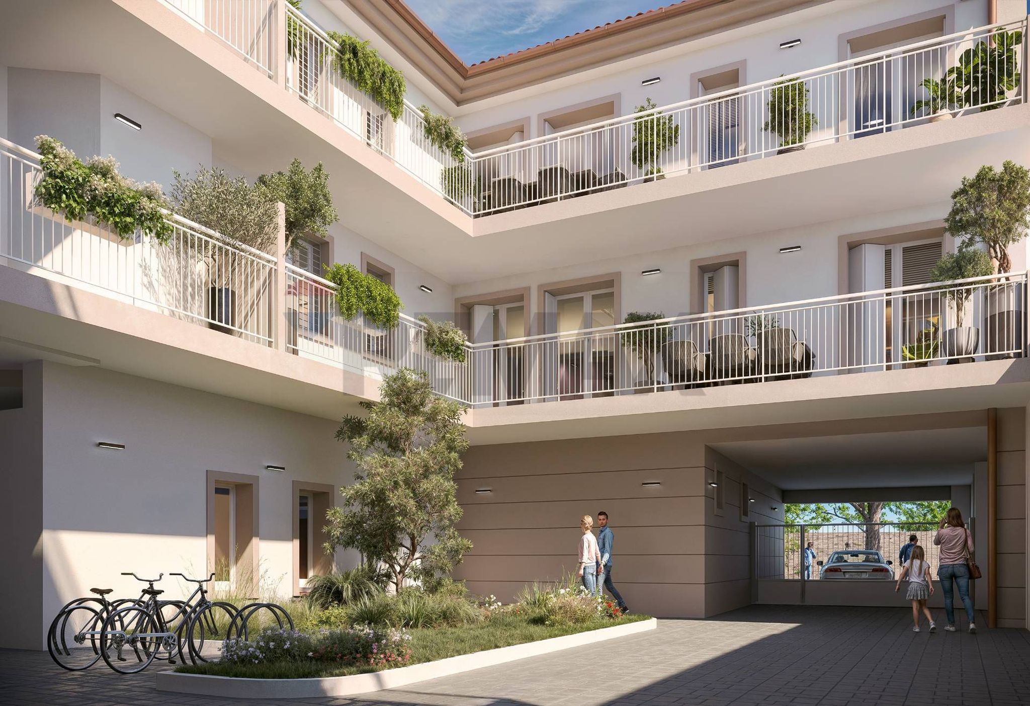 Edificio all'aperto