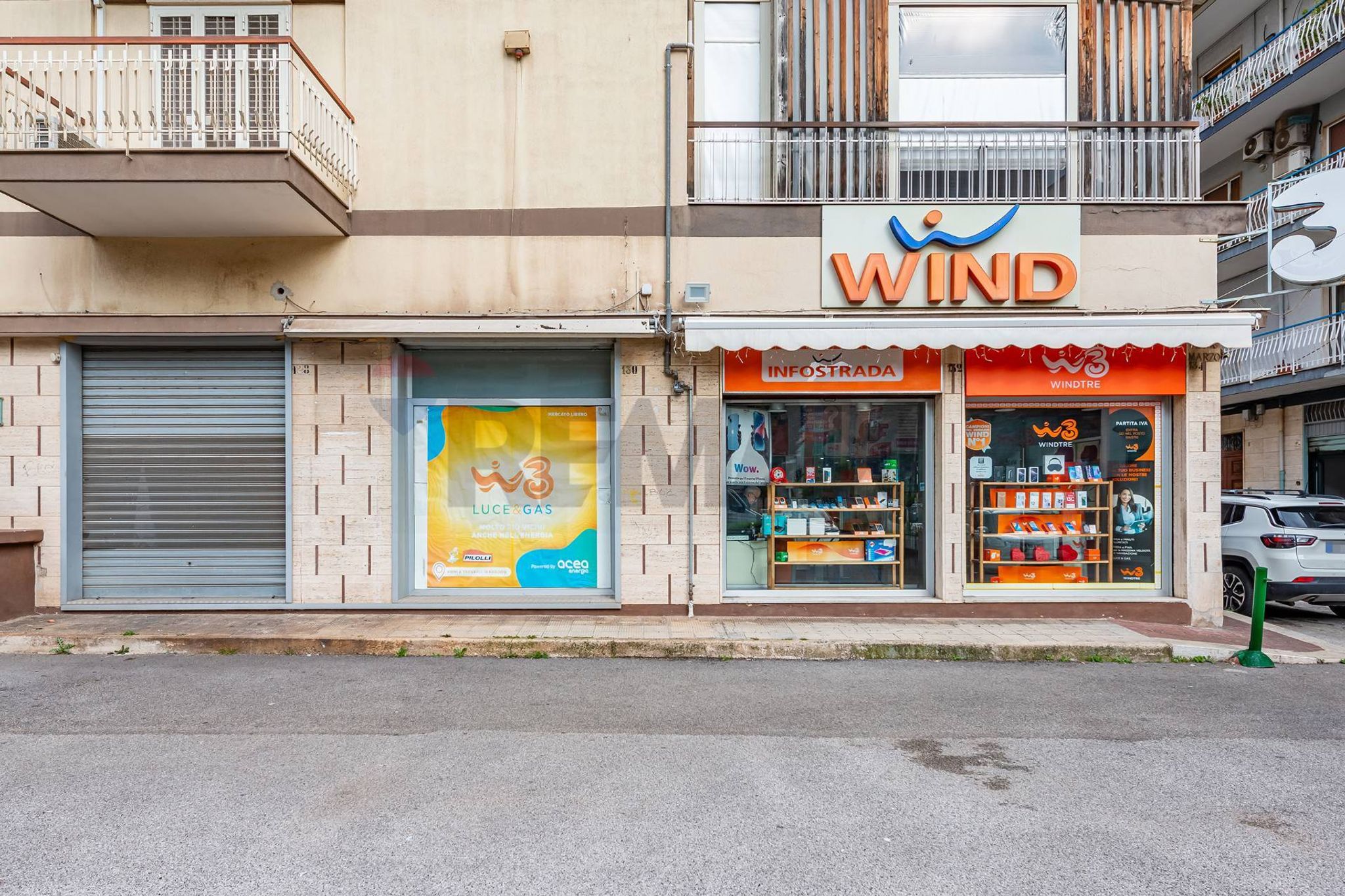 Edificio all'aperto