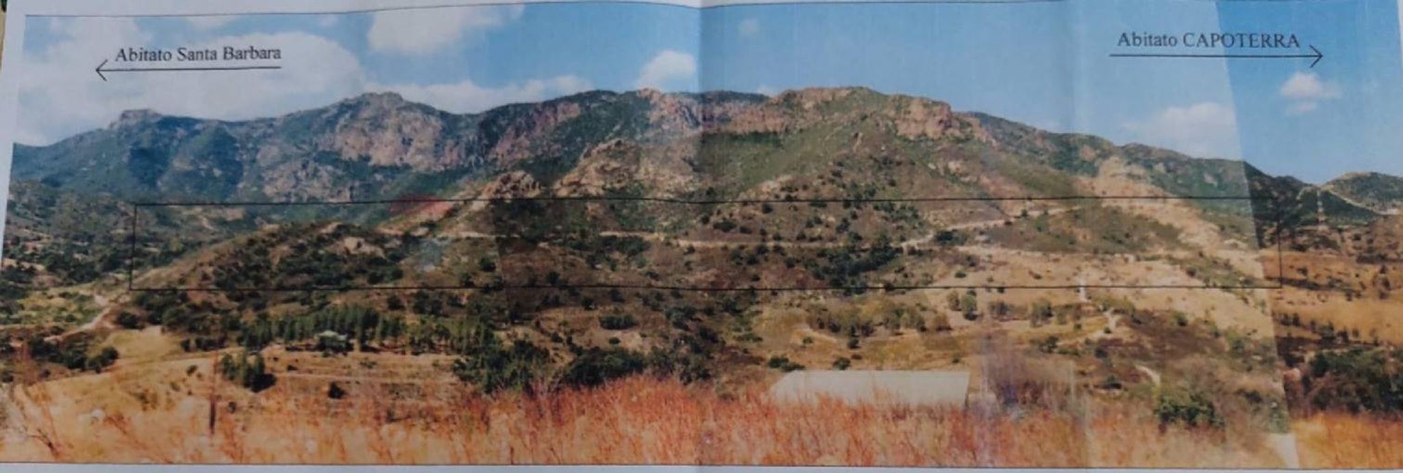 Vista delle montagne