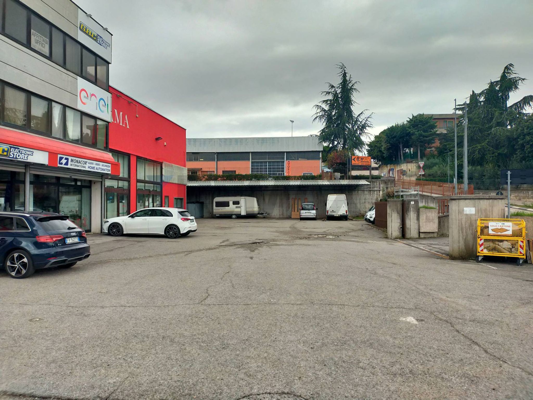 Edificio all'aperto