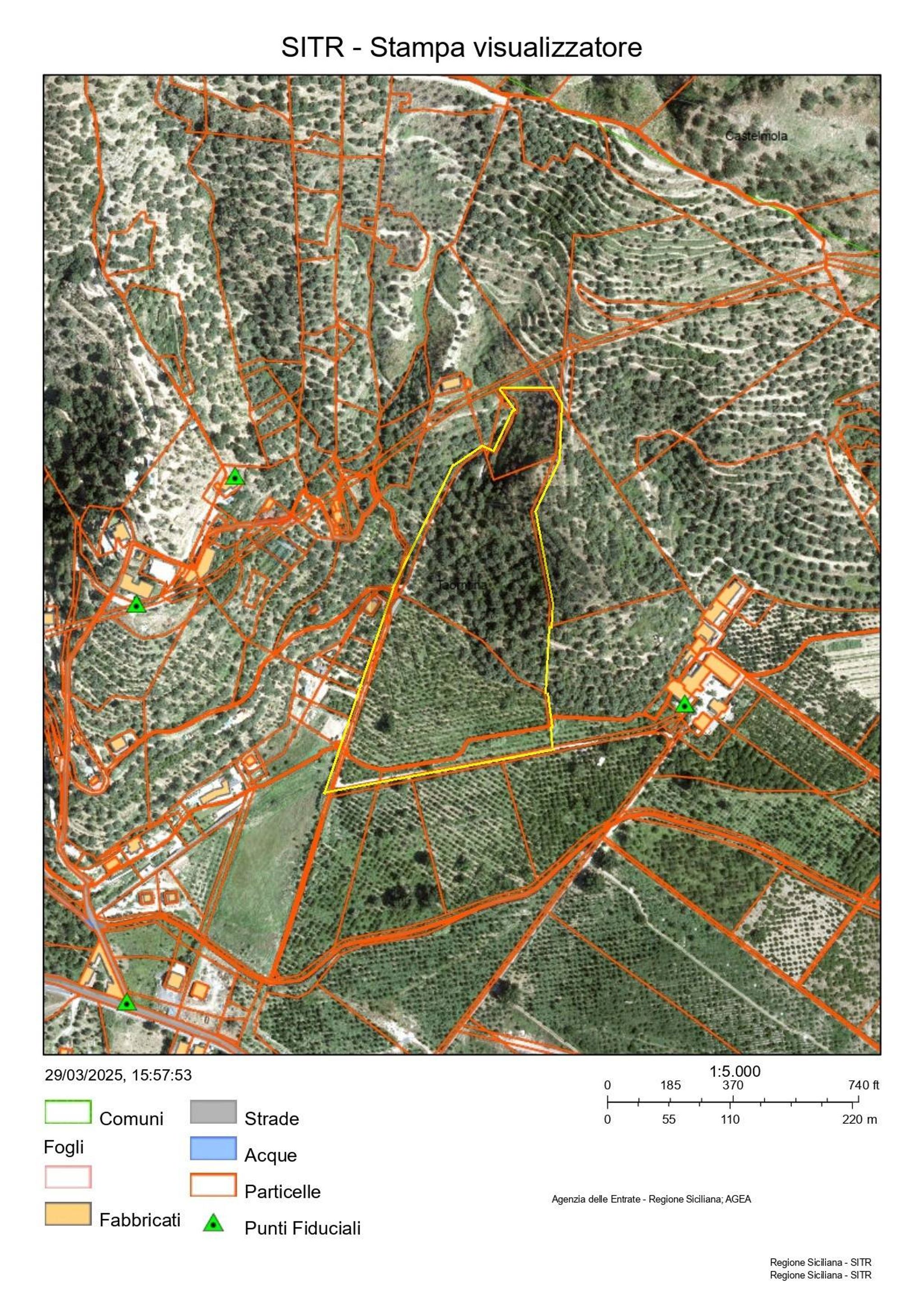 Posizione della mappa