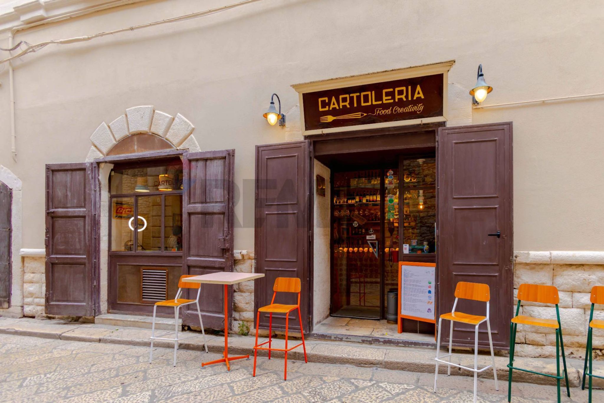 Edificio all'aperto