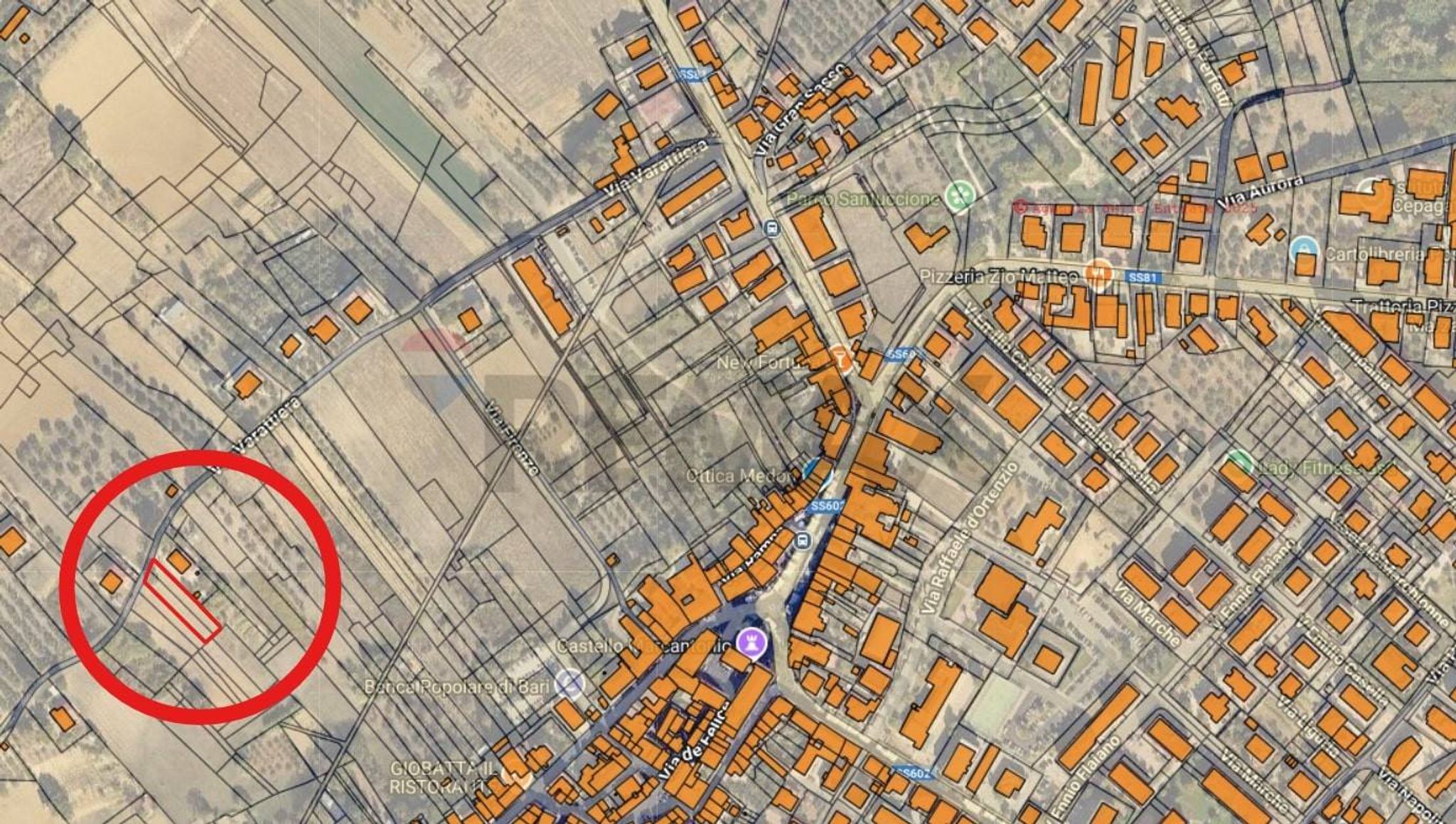 Posizione della mappa