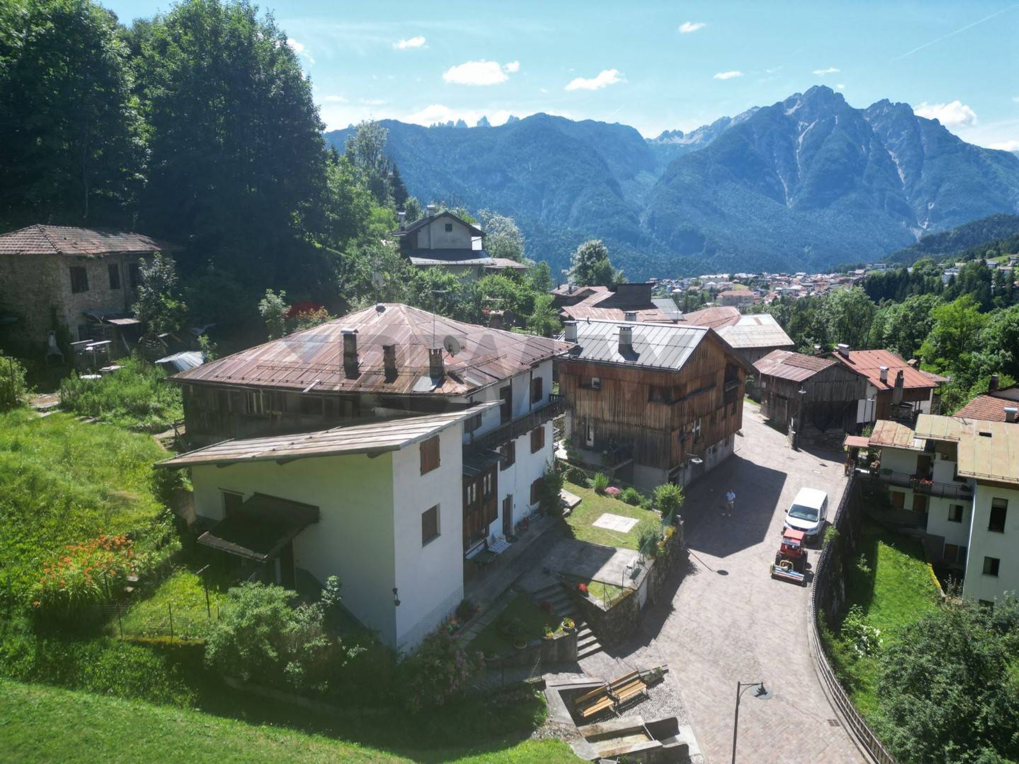 Vista delle montagne