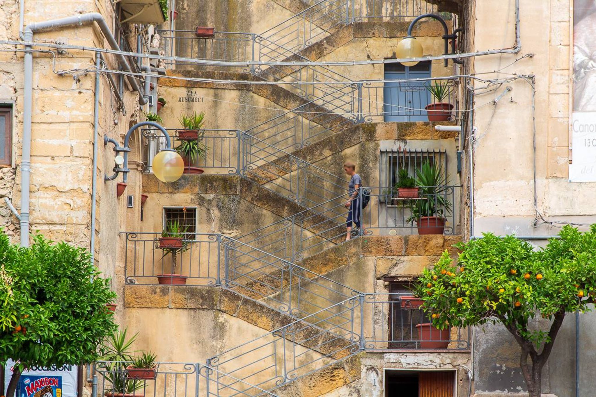 Edificio all'aperto