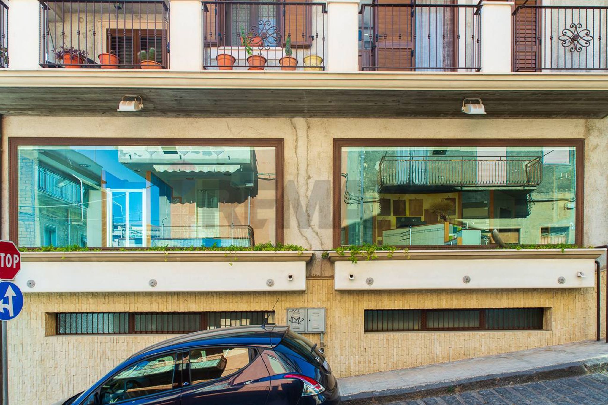 Edificio all'aperto
