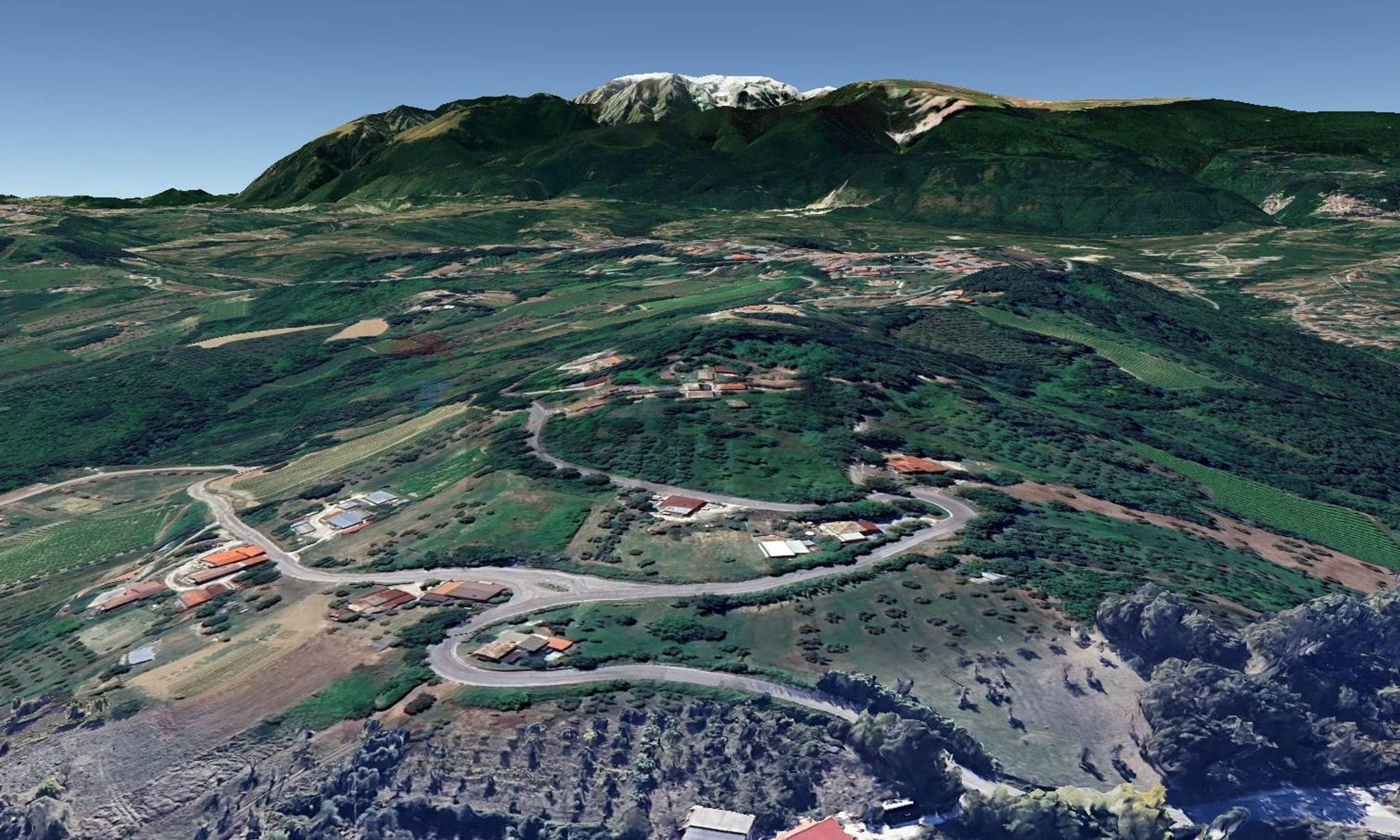Vista delle montagne