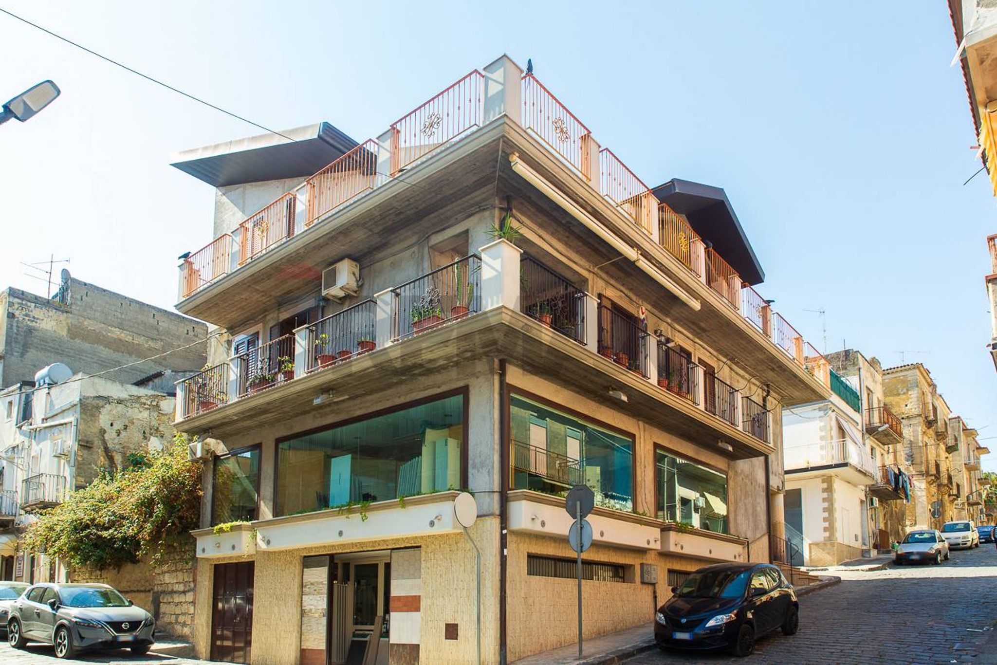 Edificio all'aperto