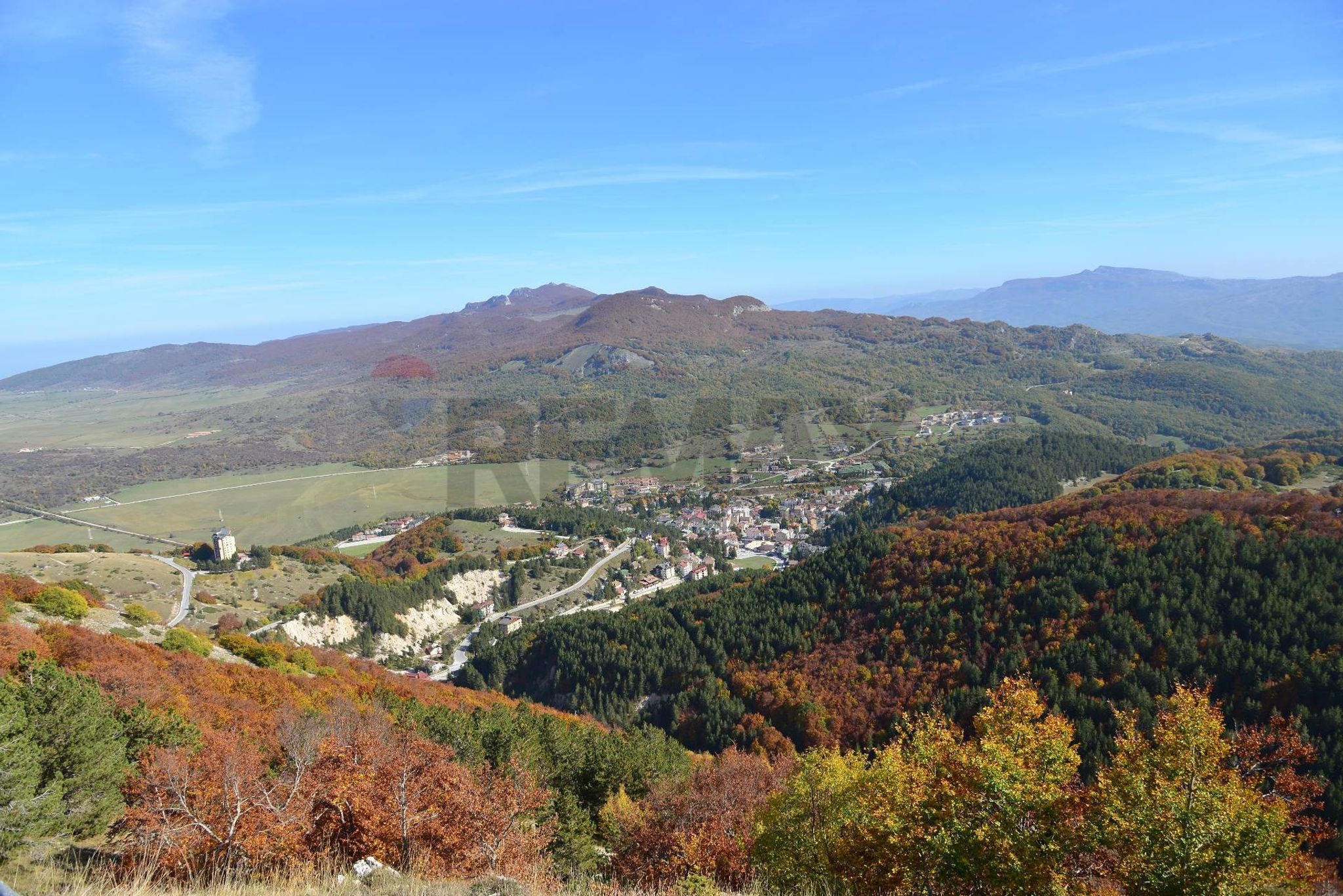 Vista delle montagne