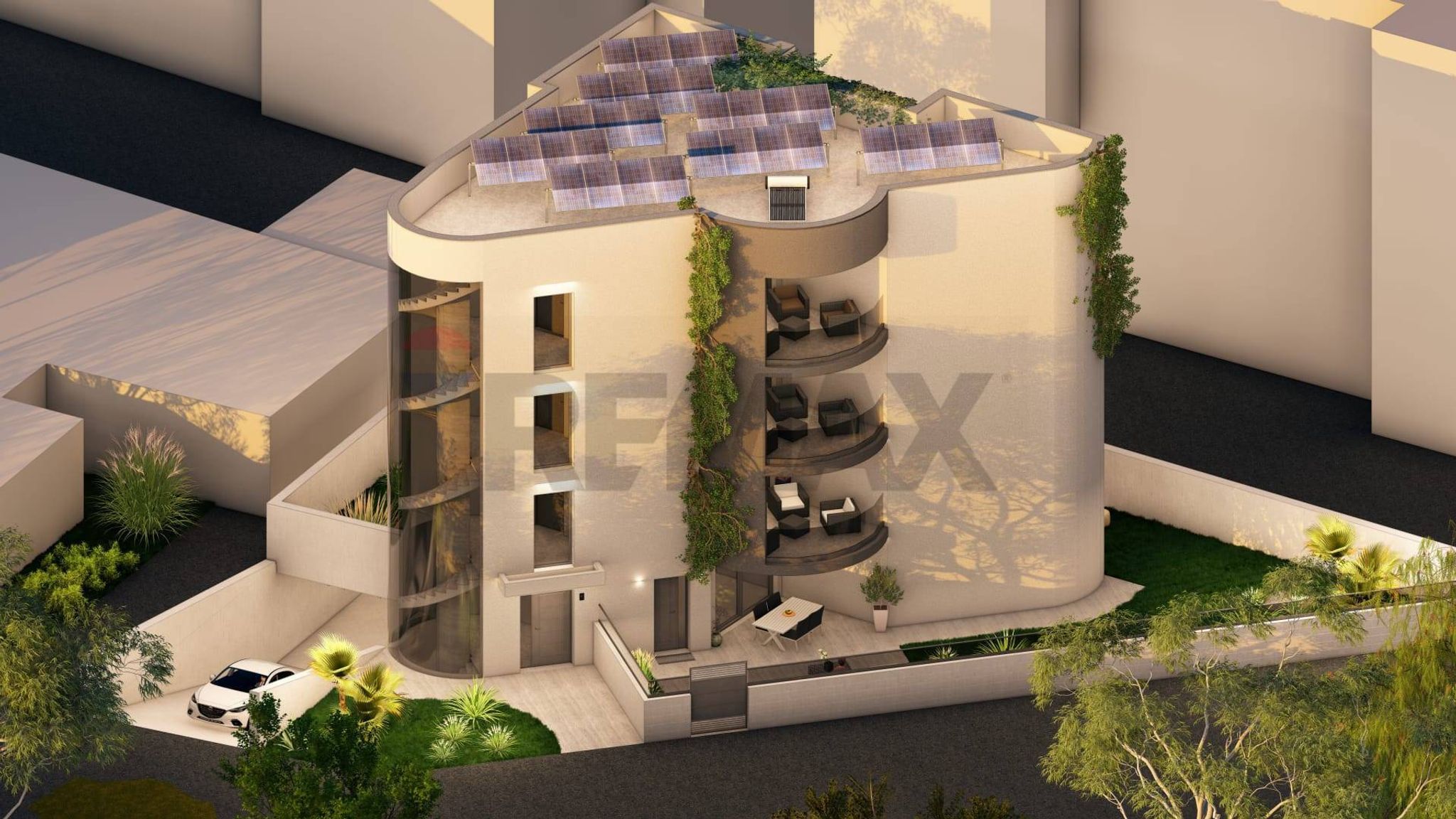 Edificio all'aperto