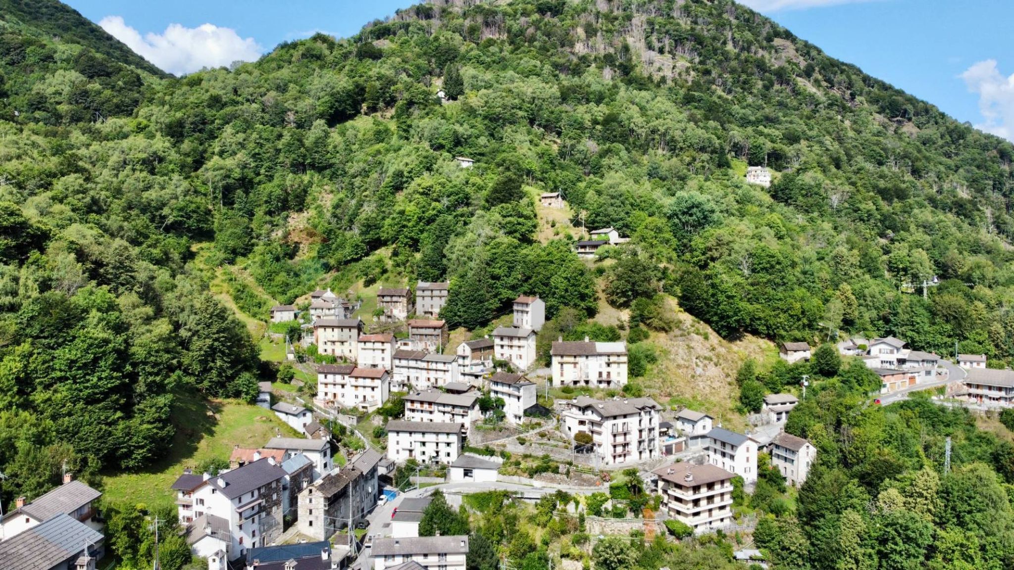 Vista delle montagne