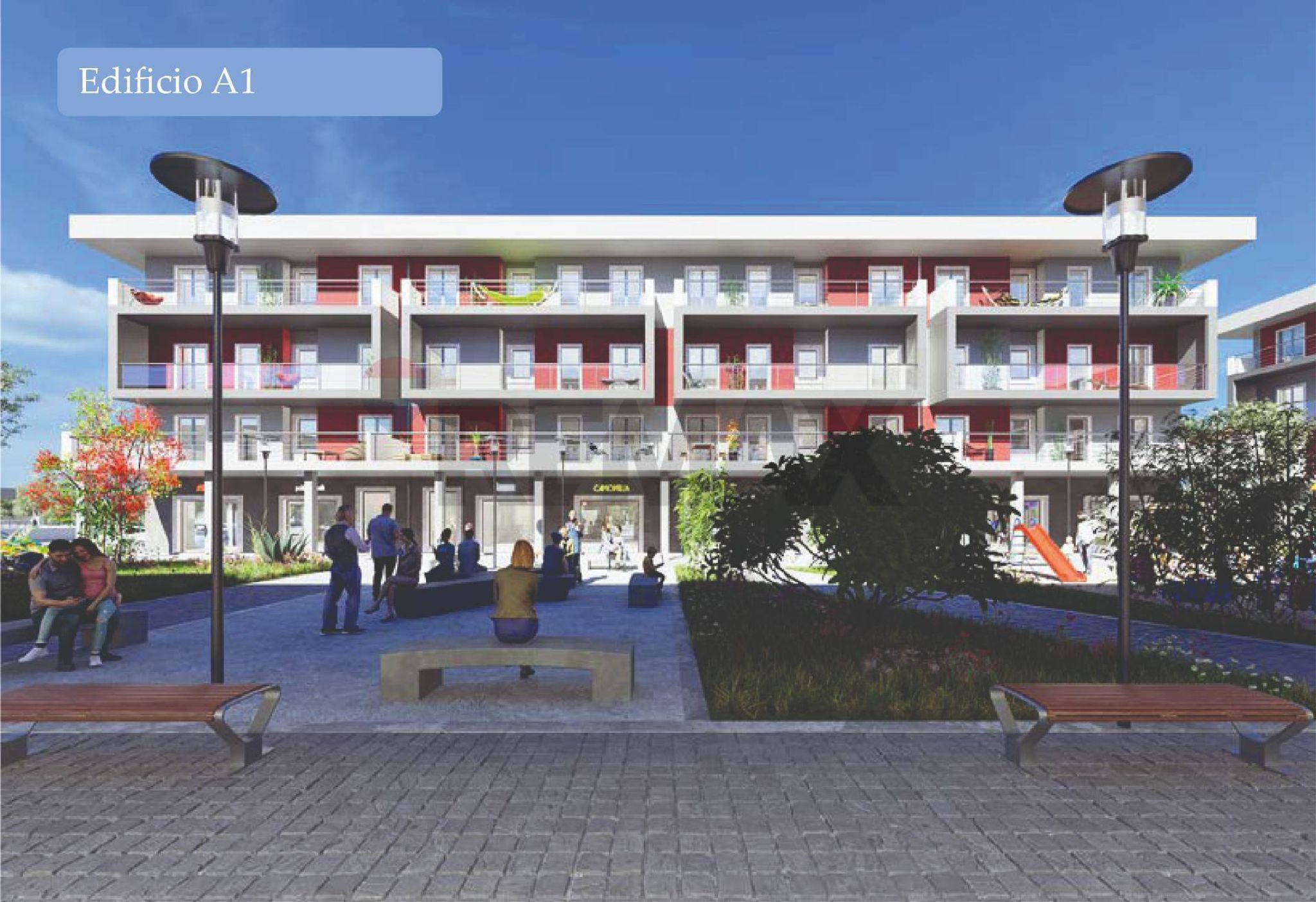 Edificio all'aperto