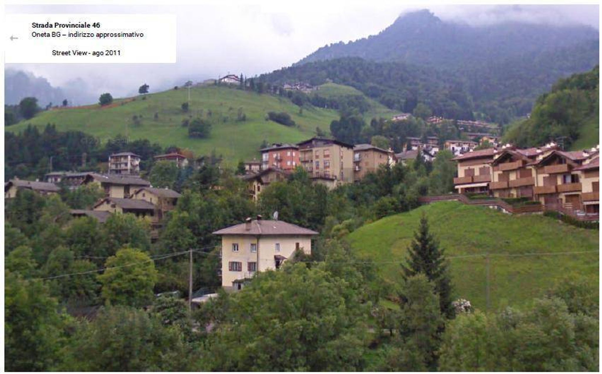 Vista delle montagne