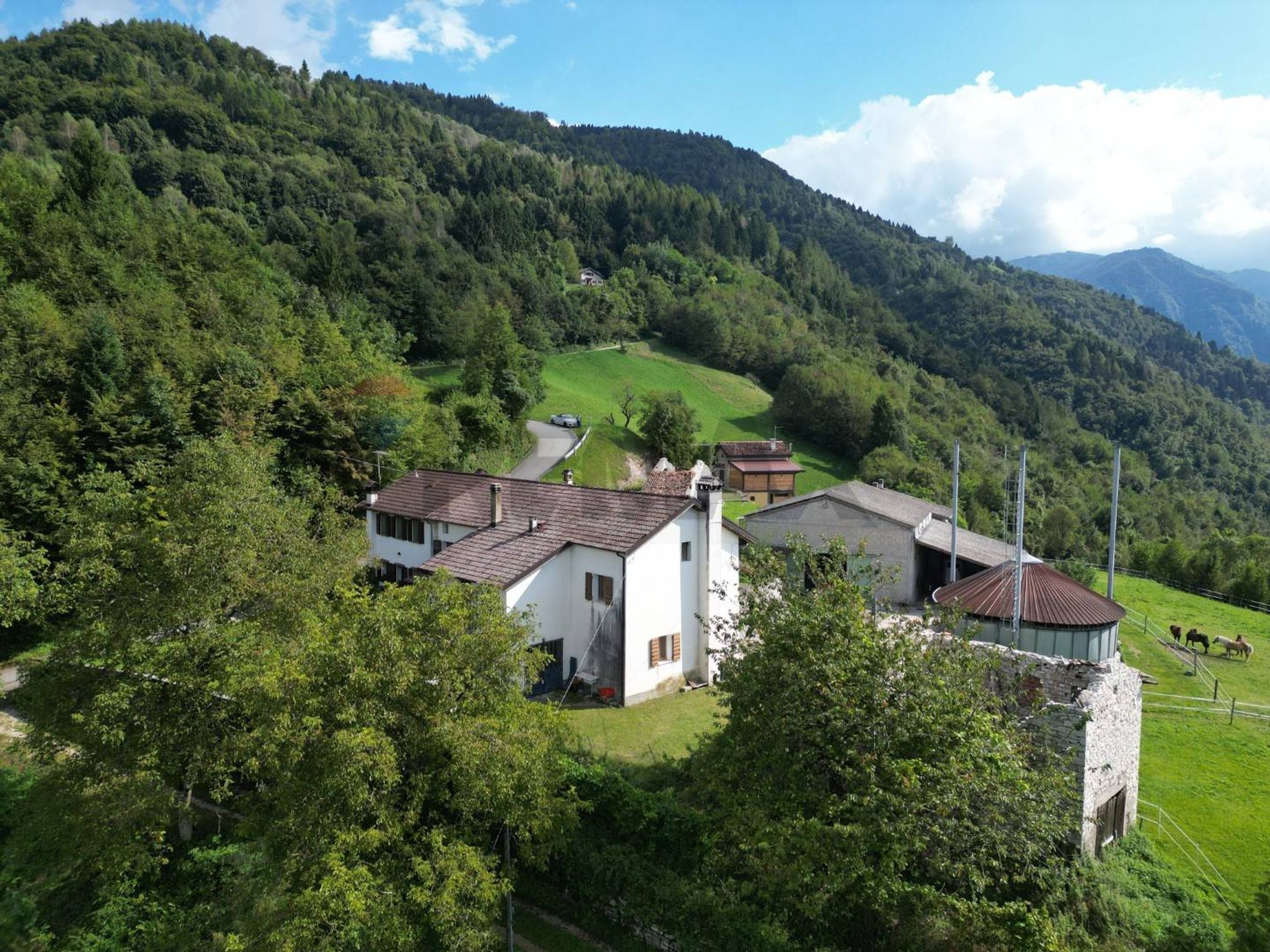Vista delle montagne
