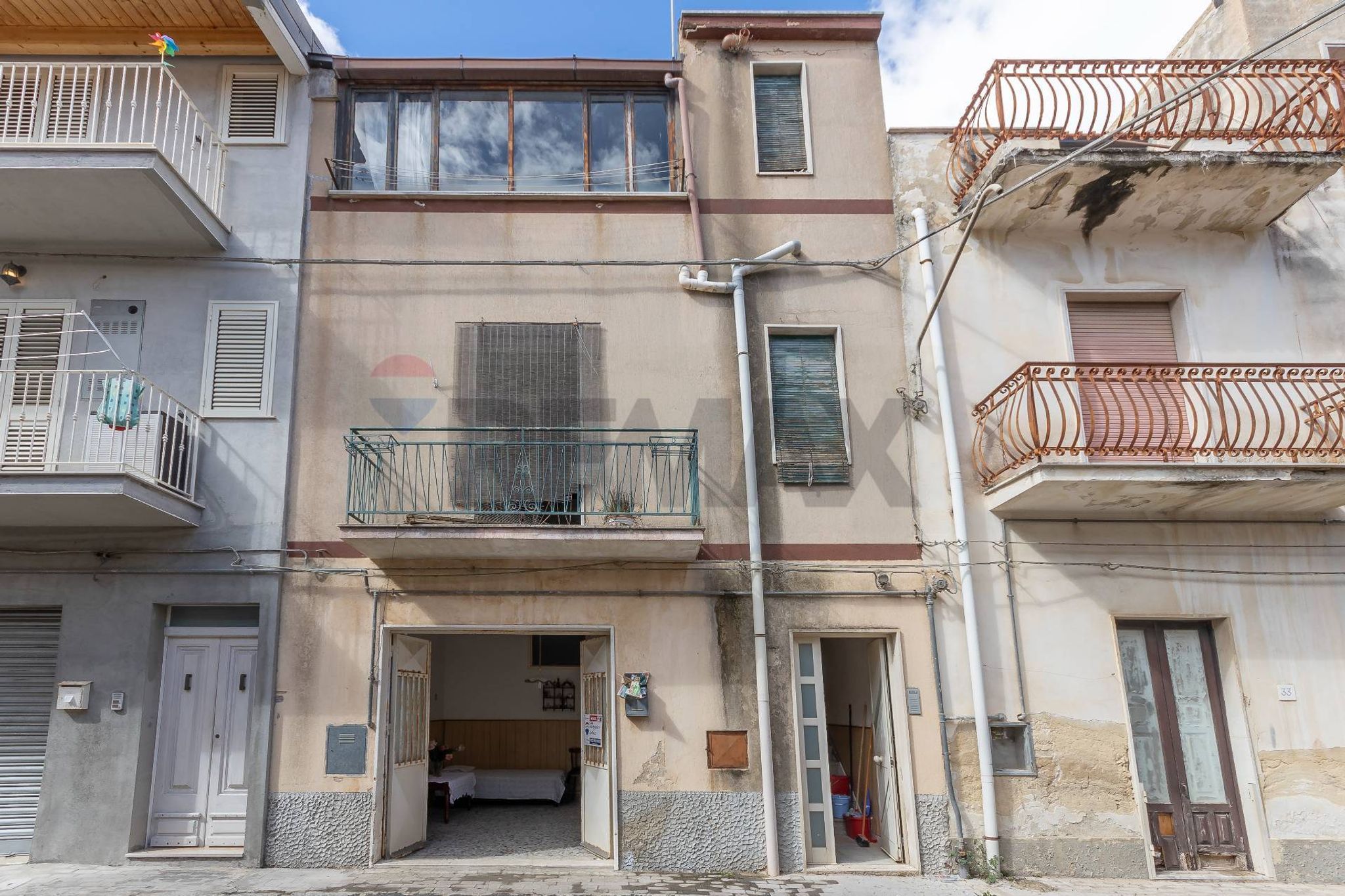 Edificio all'aperto