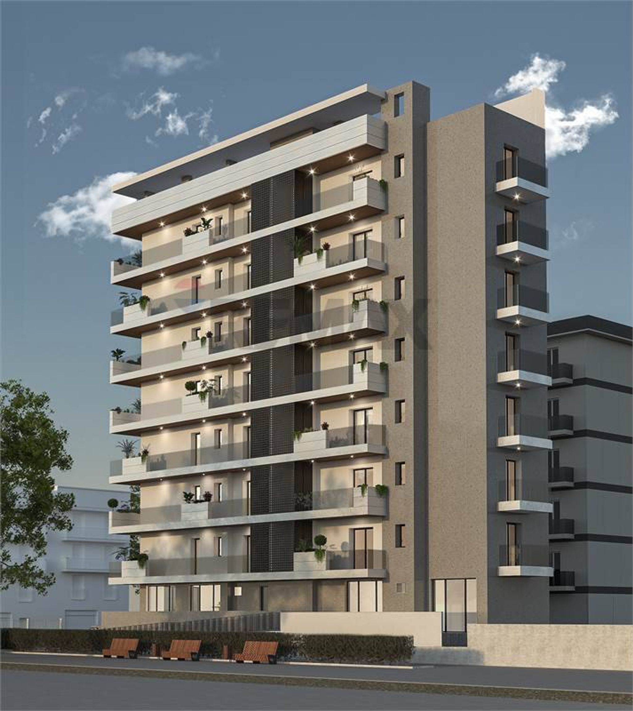 Edificio all'aperto