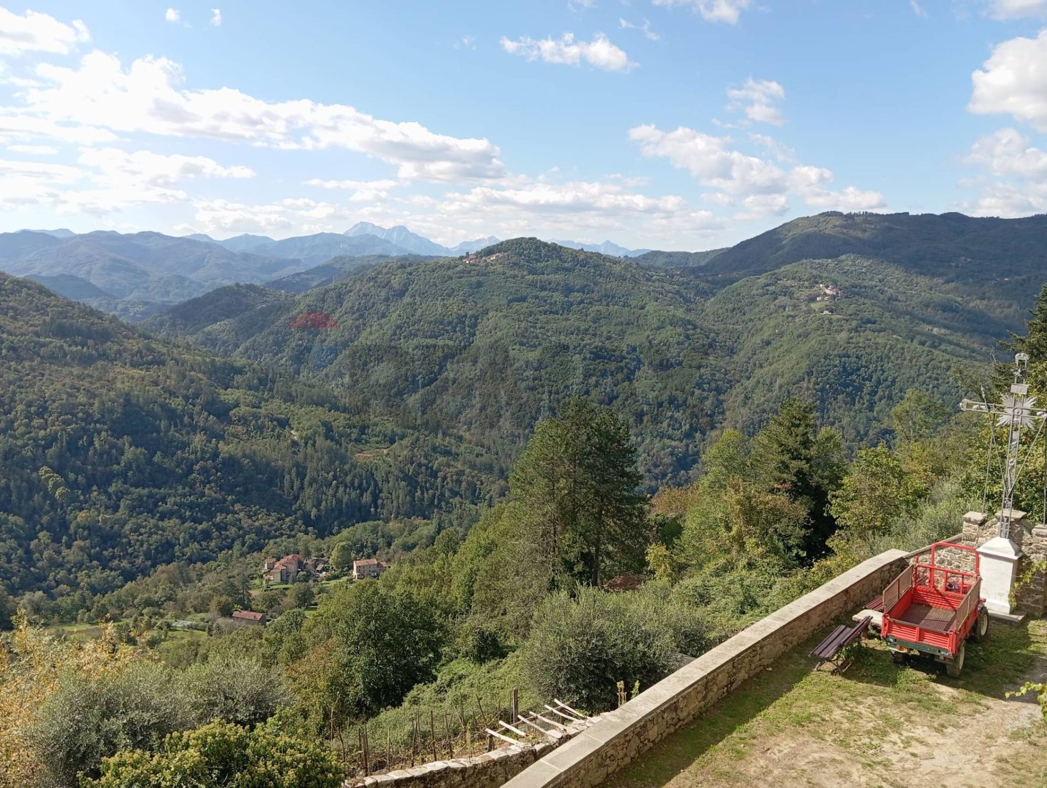 Vista delle montagne