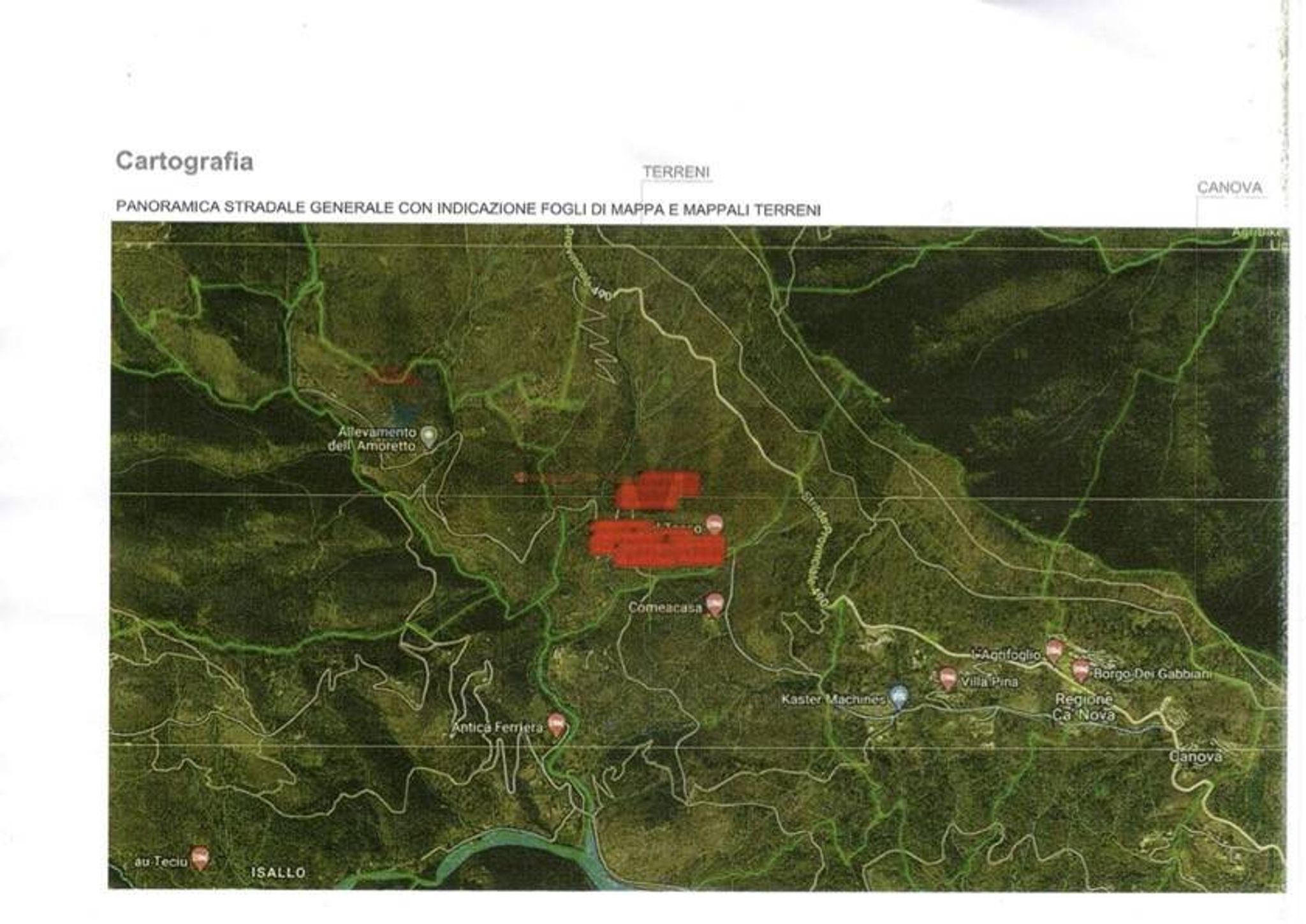 Posizione della mappa